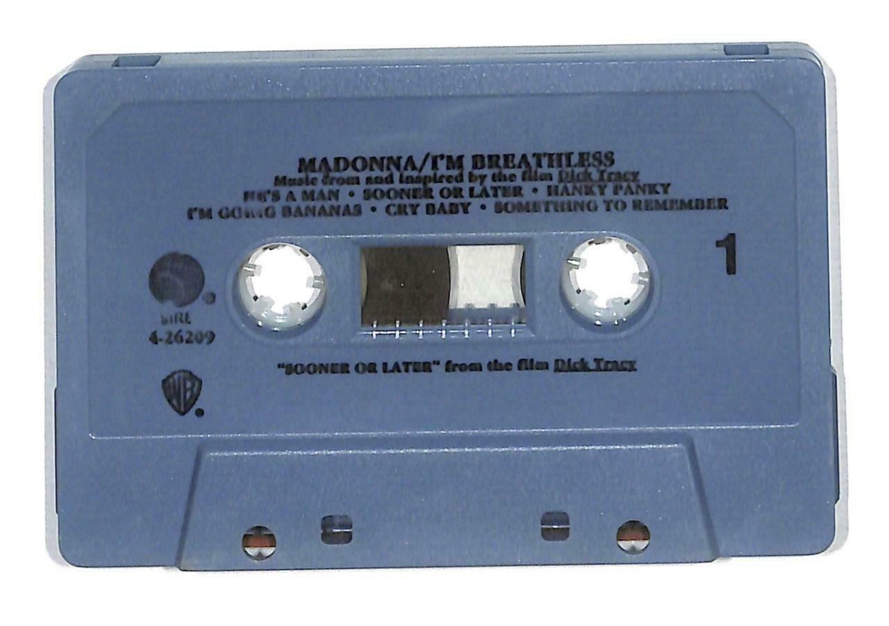 Rare Madonna I'm Breathless He's A Man More Singapore English Cassette CT887