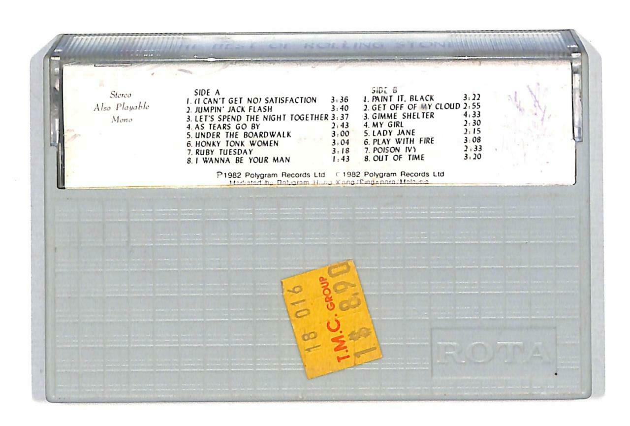 Rare Best Of Rolling Stones Lady Jane 1982 Singapore English Cassette CT917