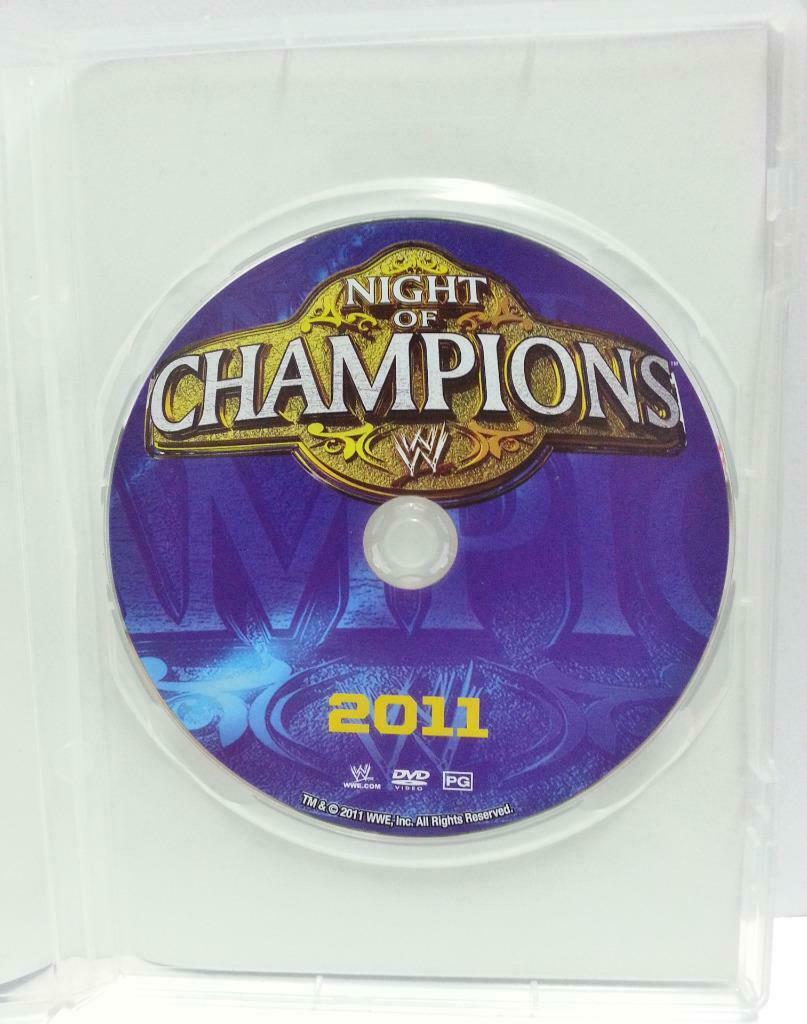 WWE WWF Wrestling John Cena CM Punk Triple H Champions 2011 Singapore DVD A1071