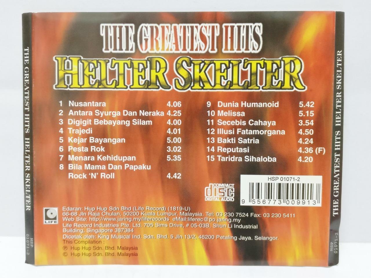 Singapore Malay Band Helter Skelter The Greatest Hits 1998 Malaysia Melayu CD (CD715)