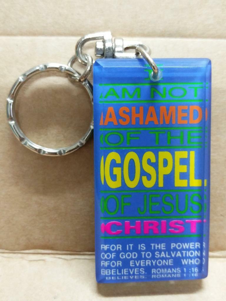 LK888** Vintage Jesus Christ Words Gospel Christian Keychain Keyring (B488)
