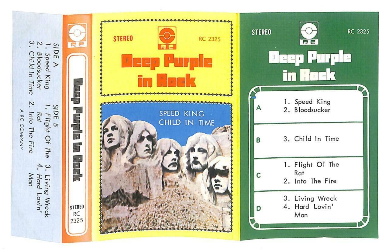 Rare Deep Purple In Rock Speed King Bloodsucker Singapore English Cassette CT926