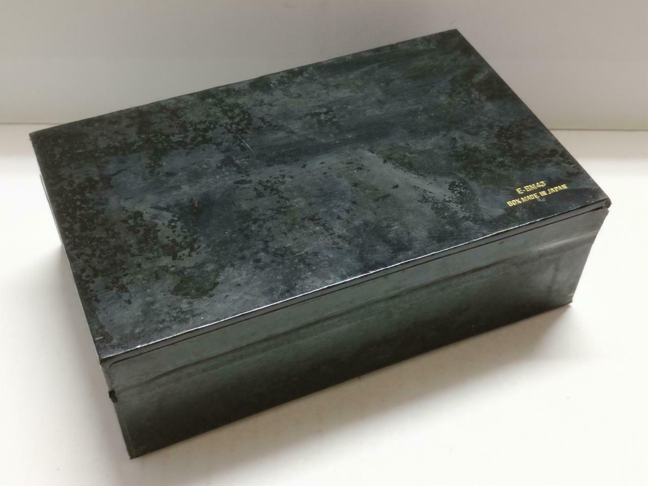 Vintage Japan Seiko Quartz Watch Rectangle Black Empty Box Gift Box (BX028)