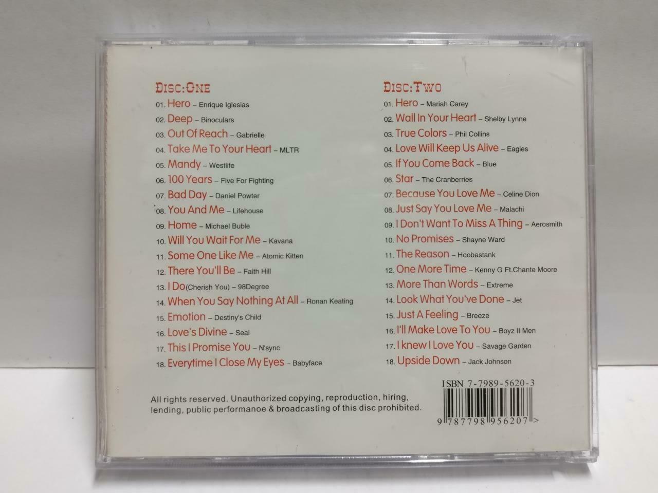 Various Artist Celine Dion Mariah Carey Gabrielle MLTR Westlife China 2x CD 975