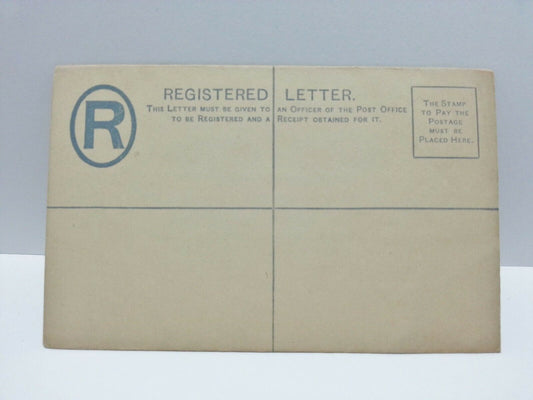 Vintage Singapore Straits Settlements Registered Letter Unused Cover (AC272)