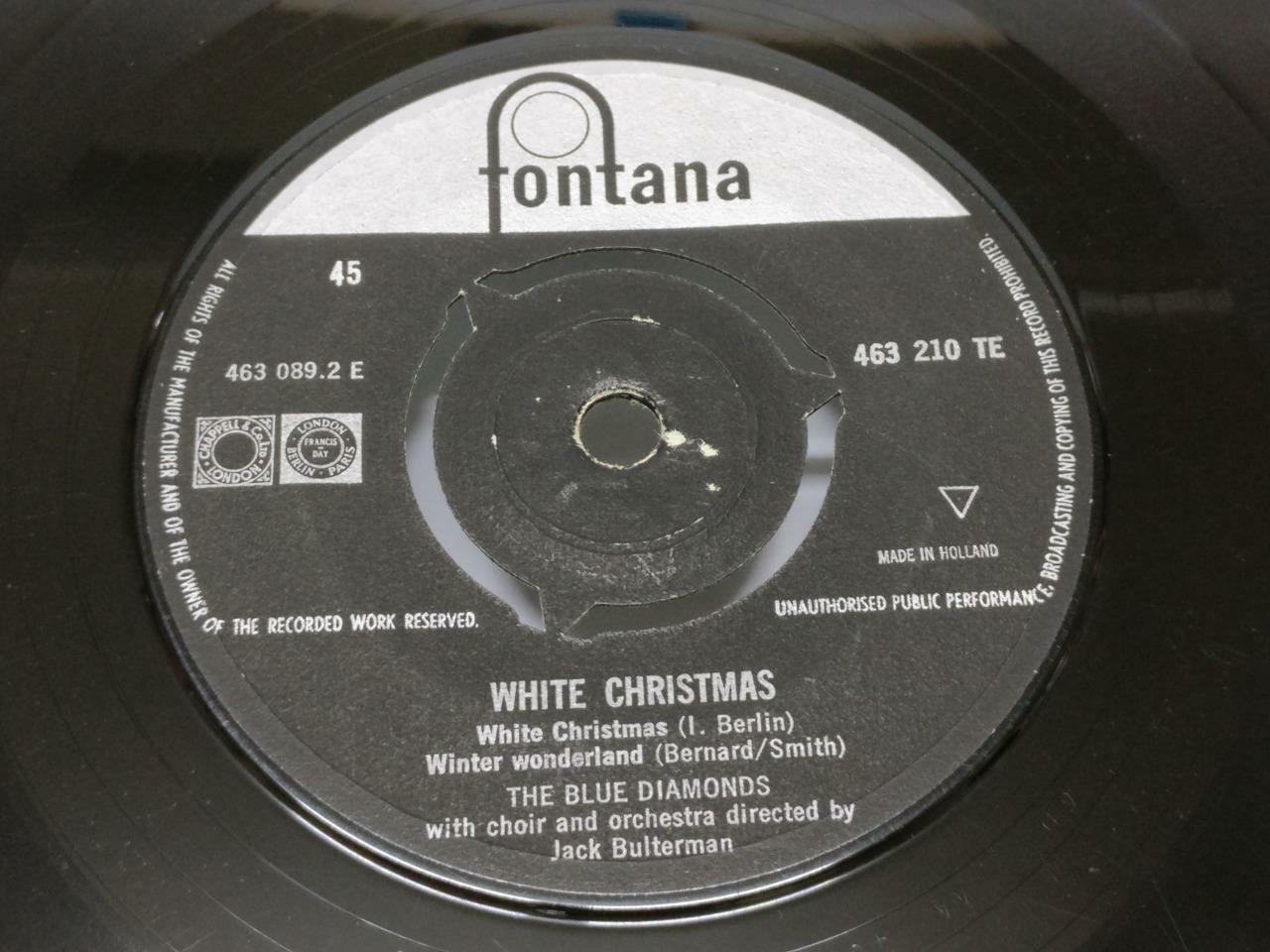Rare Singapore Blue Diamonds Band White Christmas Holland English EP 7" EP148