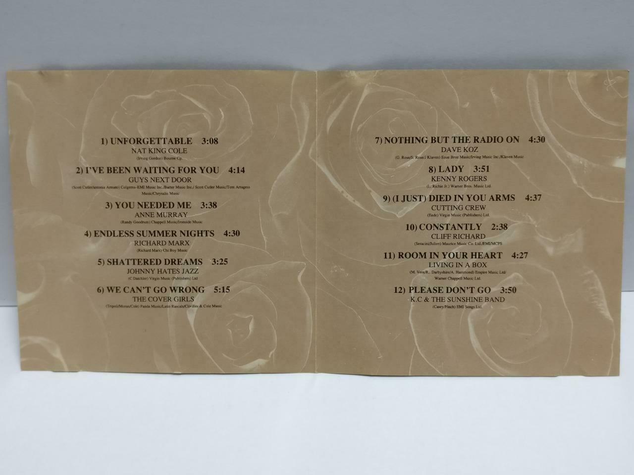 Various Artist Love Songs Nat King Cole Anne Murray 1992 Rare Malaysia CD CDS288