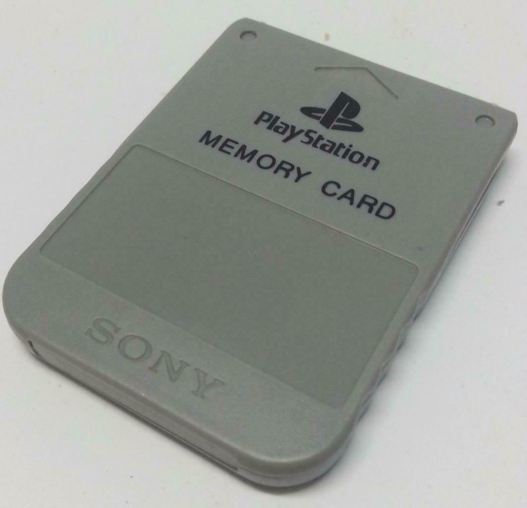 Vintage Sony PlayStation Memory Card With Box Japan SCPH-10200 F/S (B202)