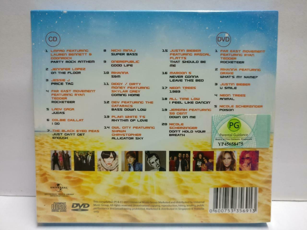 New Sealed Various Artists Jessie J Justin Bieber 2011 Singapore CD + DVD CD940