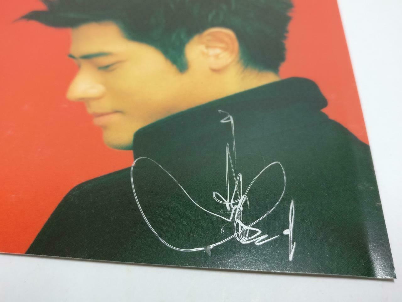 HK Aaron Kwok 郭富城 一变倾城 1998 Rare Double Autograph Chinese CD + Video VCD (CD789)
