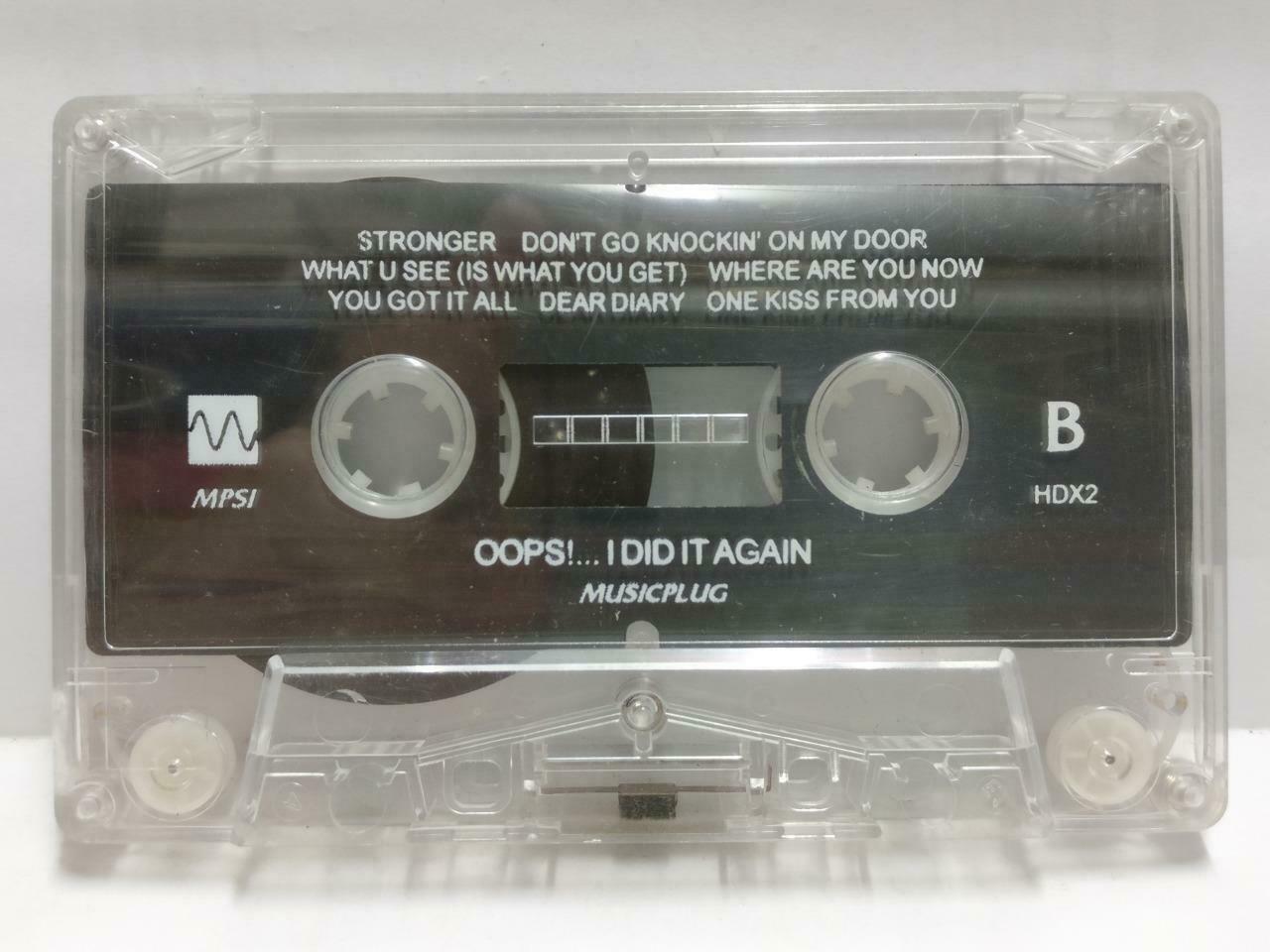 Britney Spears Oops!... I Did It Again Mega Rare Myanmar English Cassette CT488
