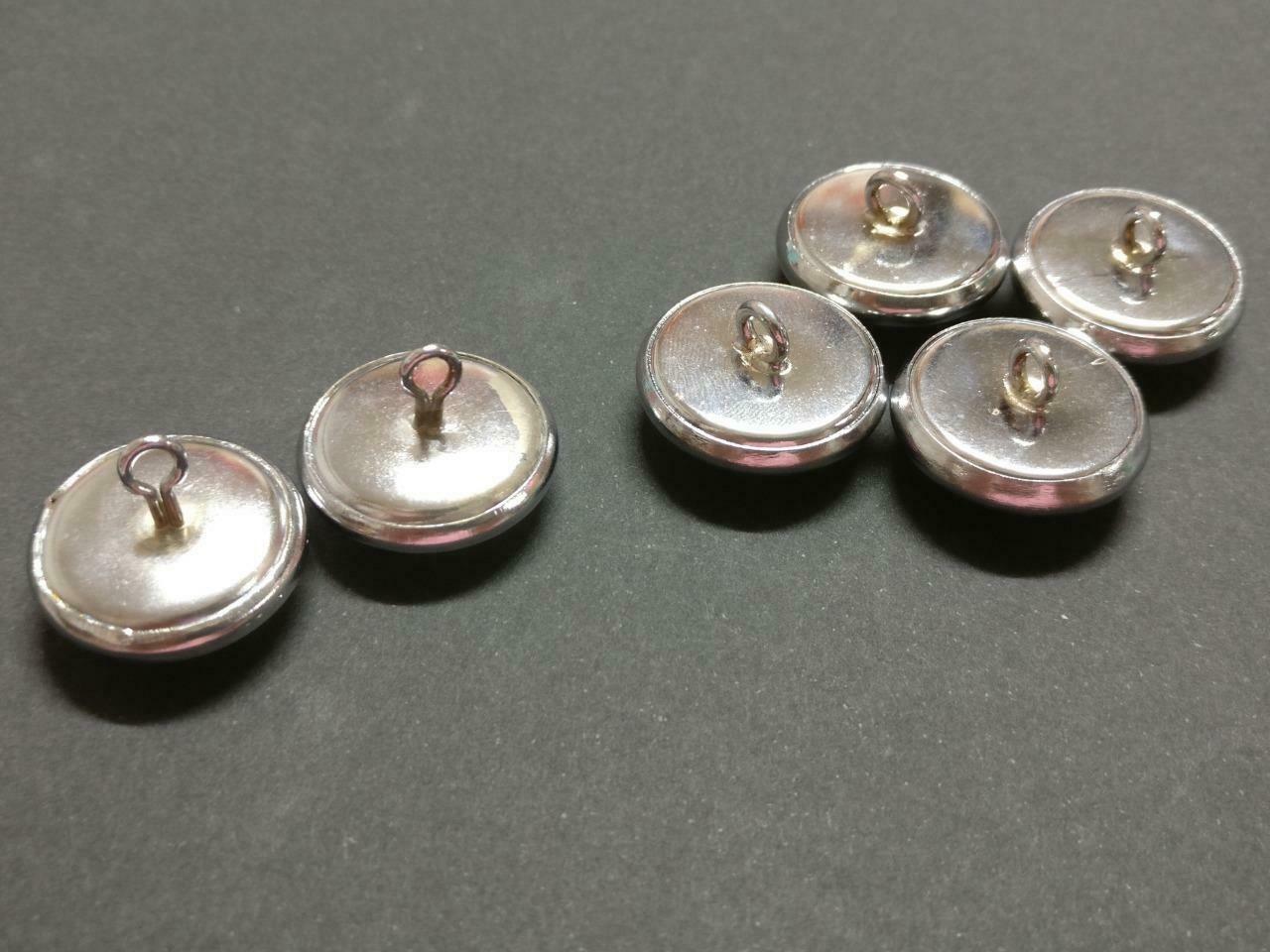 LP888 Vintage Singapore Civil Defence Force 23mm Silver Tone 6 x Button B886