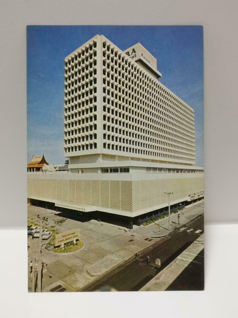 Vintage Thailand Bangkok Indra Regent Hotel Buidling Postcard (P703)