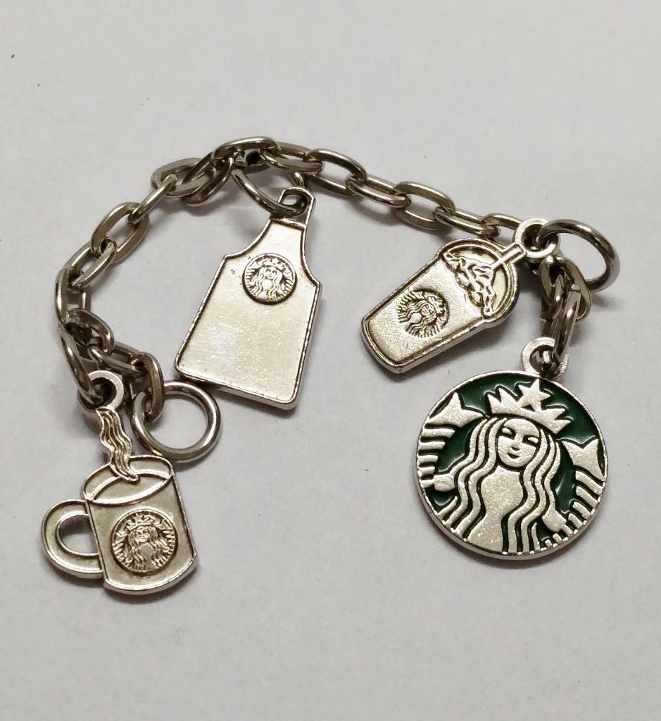 Vintage Rare Starbucks Coffee Singapore 2015 Keychain Without Keyring (B578)