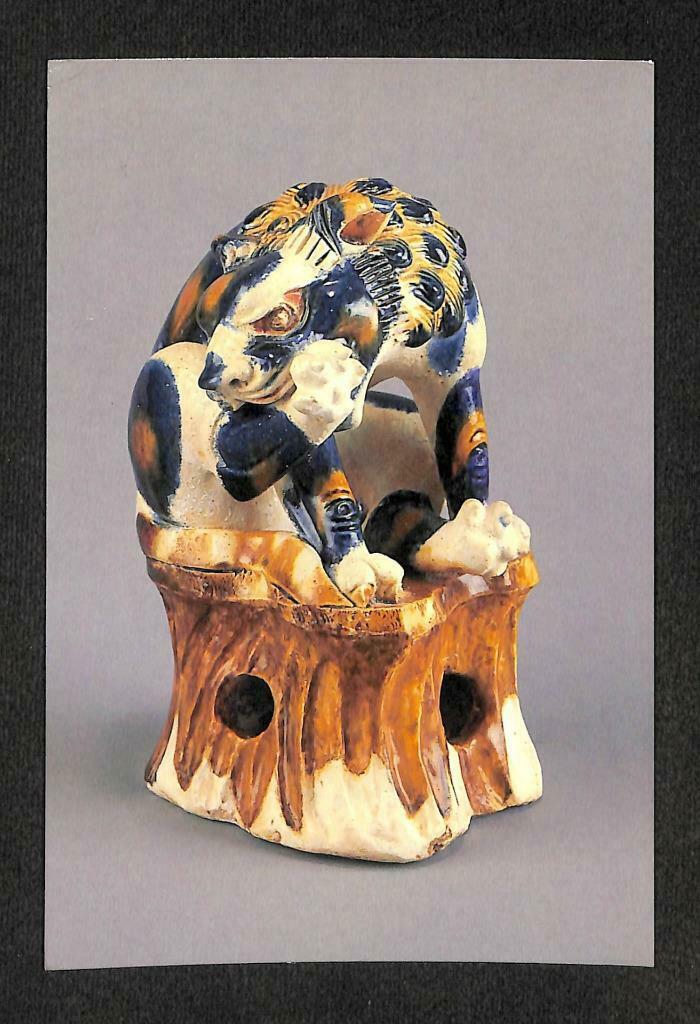 LUCKYPIGEON Tsui Museum Of Art China Chinese Lion Sculptor Statue Postcard C1545