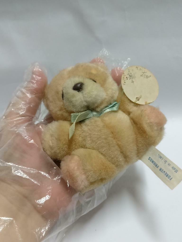 Vintage Forever Friends Mini Bear W/Tag 4" Sri Lanka Plush Soft Toy F/S (PTY129)