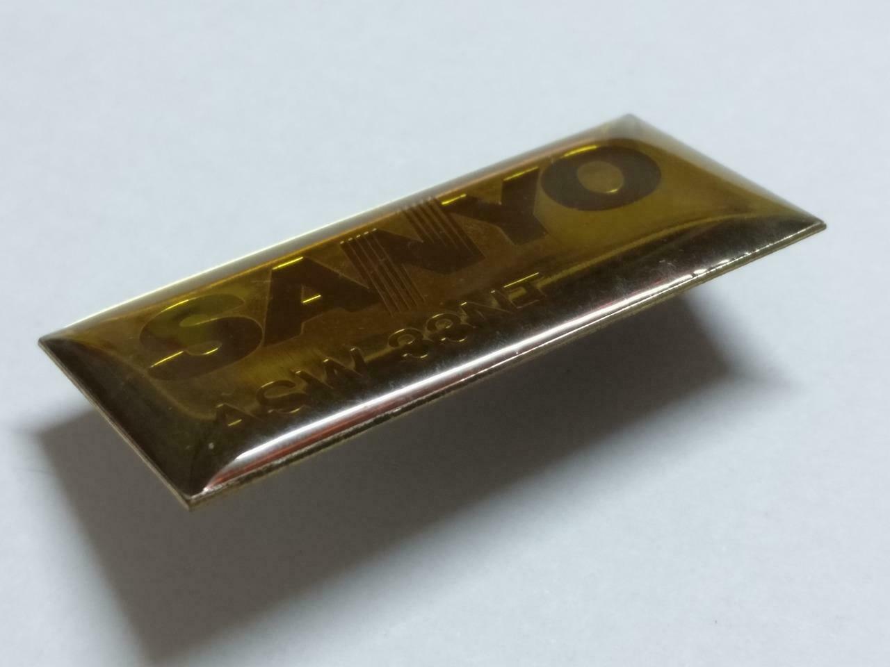 LP888 Vintage Japan Sanyo Electric Co., Ltd Pin Badge F/S B924