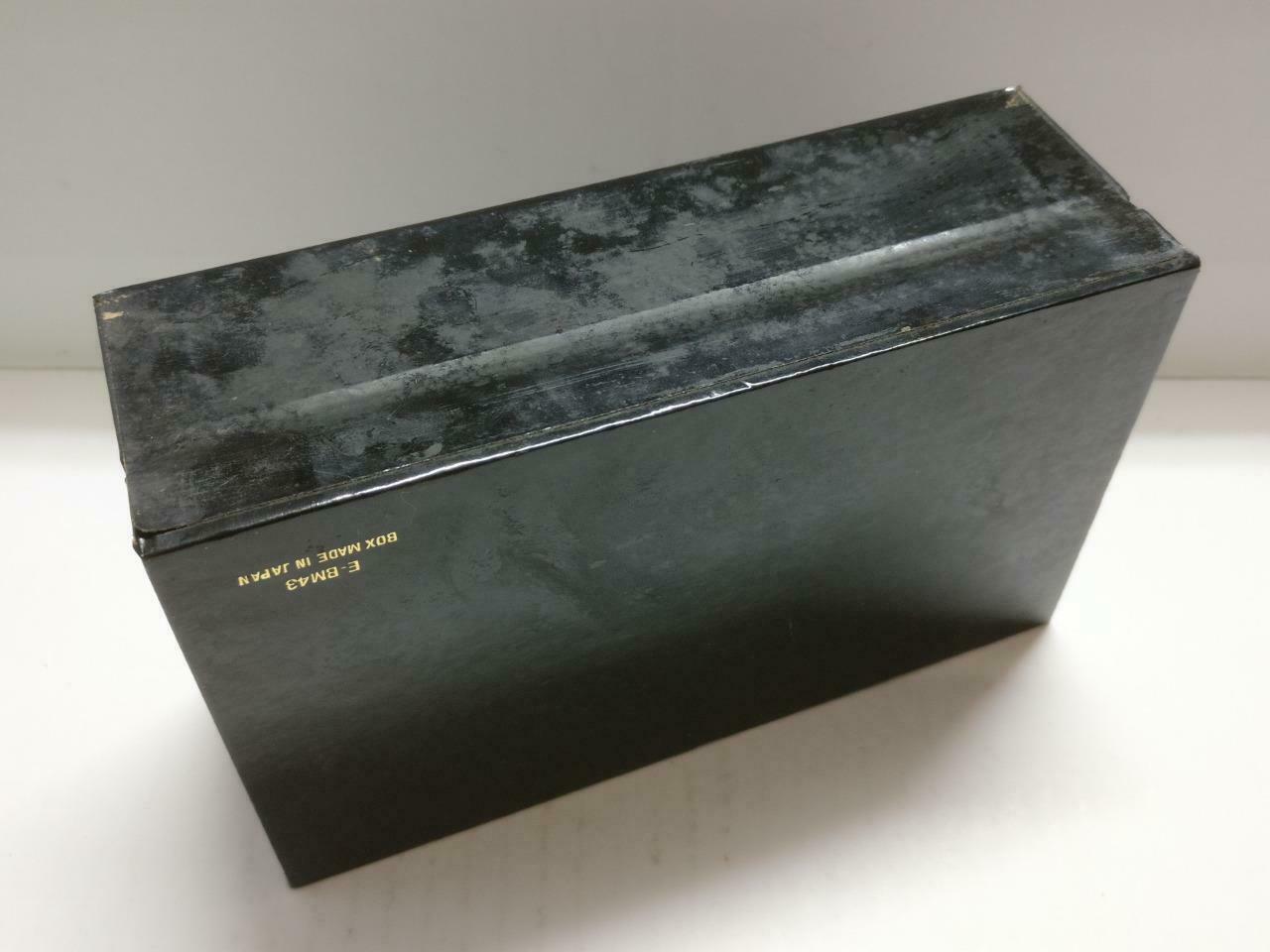 Vintage Japan Seiko Quartz Watch Rectangle Black Empty Box Gift Box (BX028)