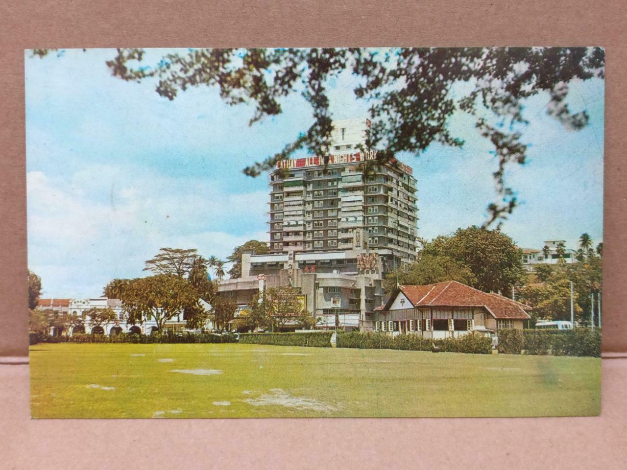 LUCKYPIGEON The Cathay Building Singapore Y.M.C.A Tennis Court Postcard (C1872)