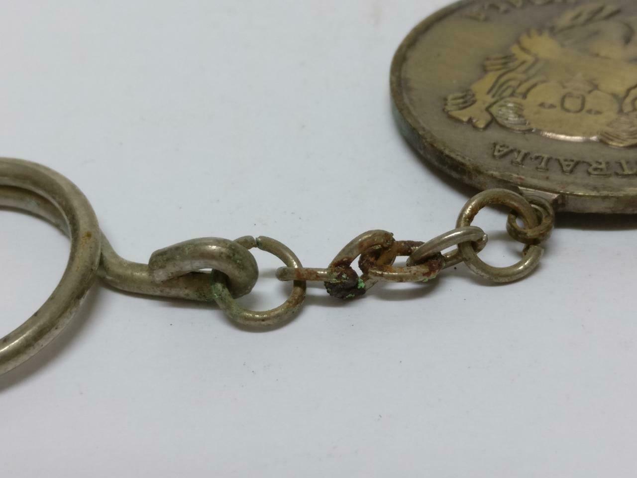LP888 Vintage Australia Cute Koala Bear Bronze Souvenir Keychain Keyring F/S (B695)