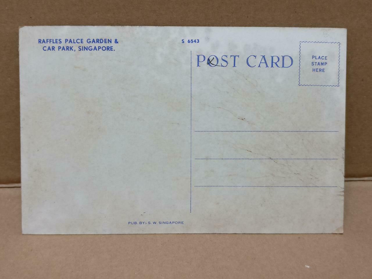 LUCKYPIGEON Raffles Place Garden & Car Park Singapore Postcard (C1865)