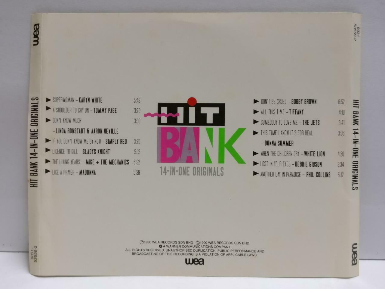 Various Artist Simply Red Tommy Page Madonna 1990 Rare Malaysia CD (CDS304)