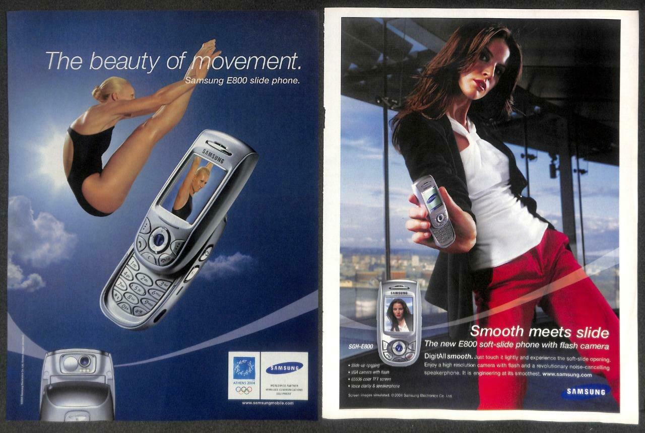 Vintage Samsung Phone TV Tablet Magazine Advertisement Print Ad x 7 (P892)