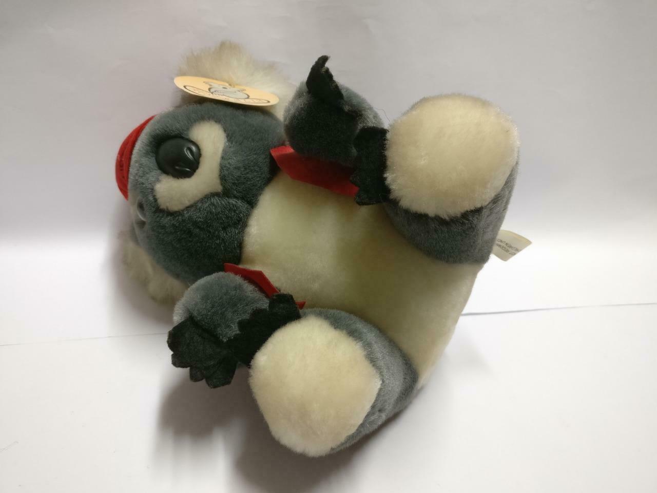 Australia Koala Bear With Cap & Jacket Souvenir 8" Plush Soft Toy F/S (PTY070)