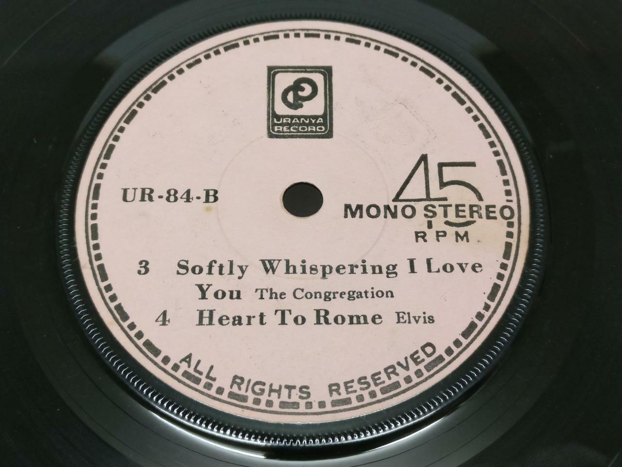 Bee Gees Elvis Presley Cilla Black Rare Cover Label Singapore 7" EP  EP077