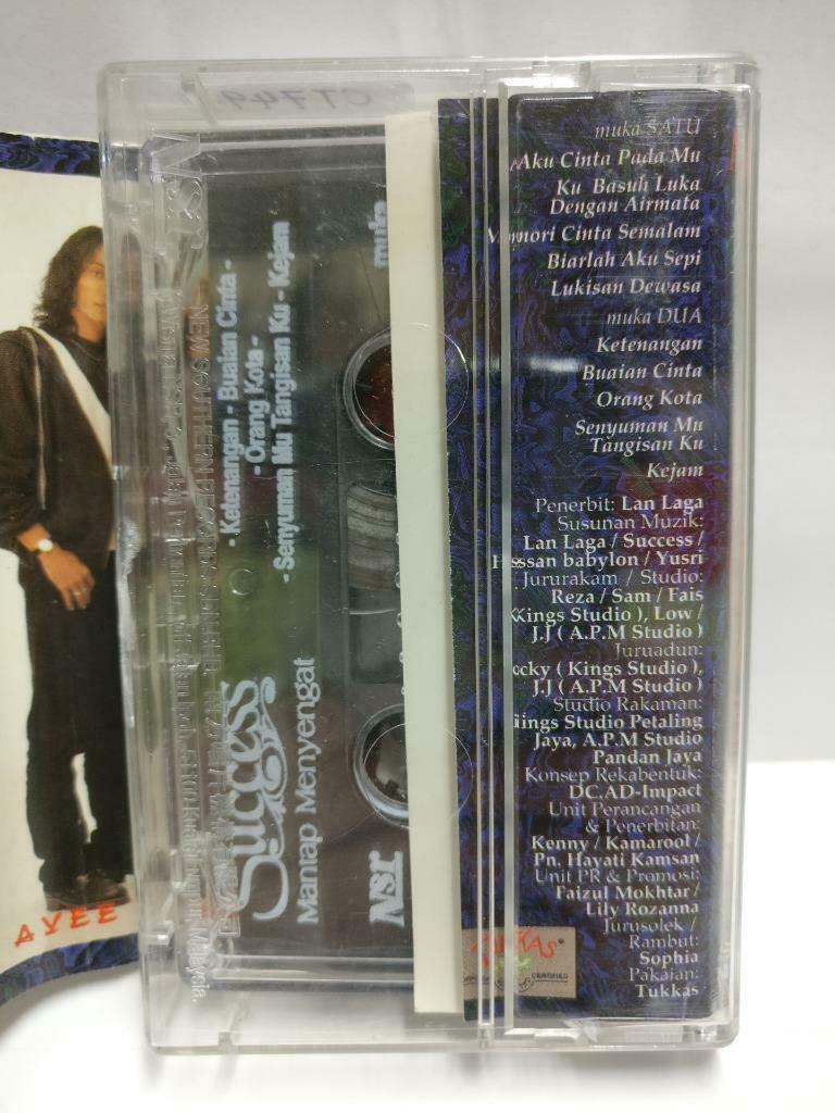 Rare Malay Rock Band Success Mantap Menyengat 1997 Malaysia Melayu Cassette CT749