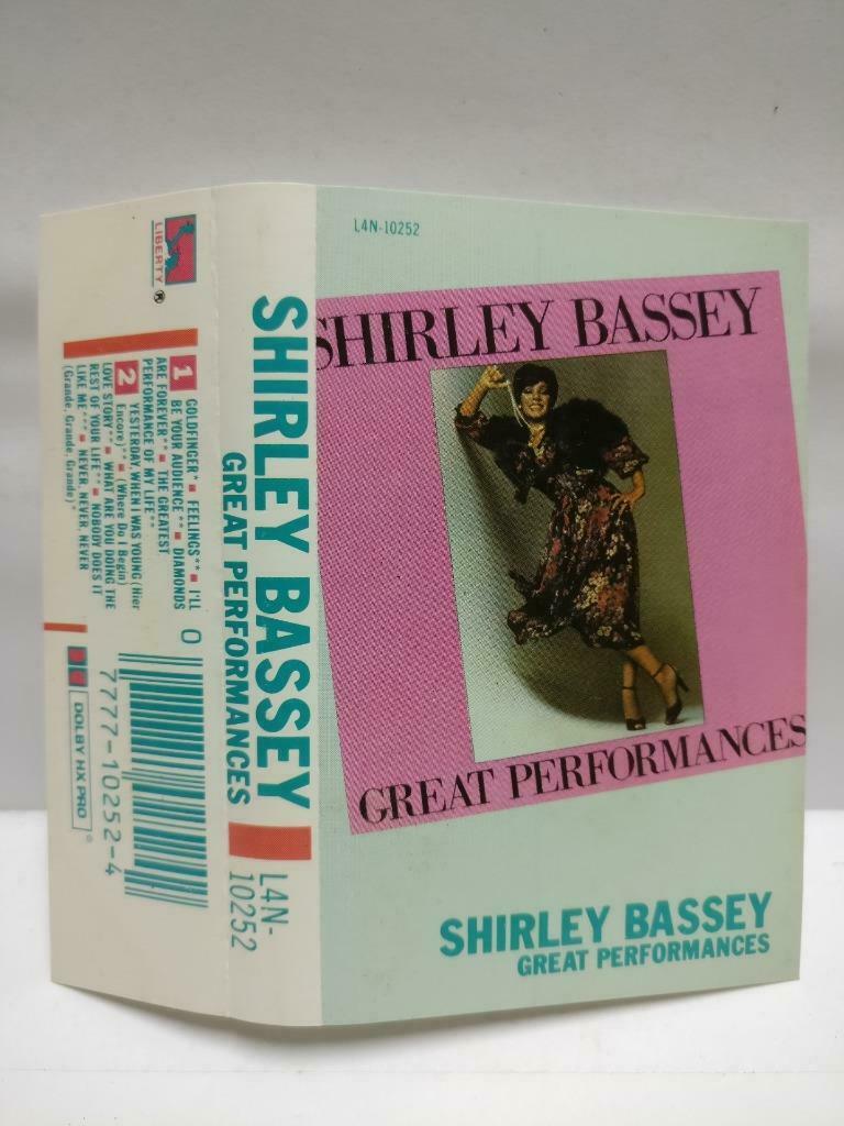 Shirley Bassey Great Performances 1984 English Cassette CT532