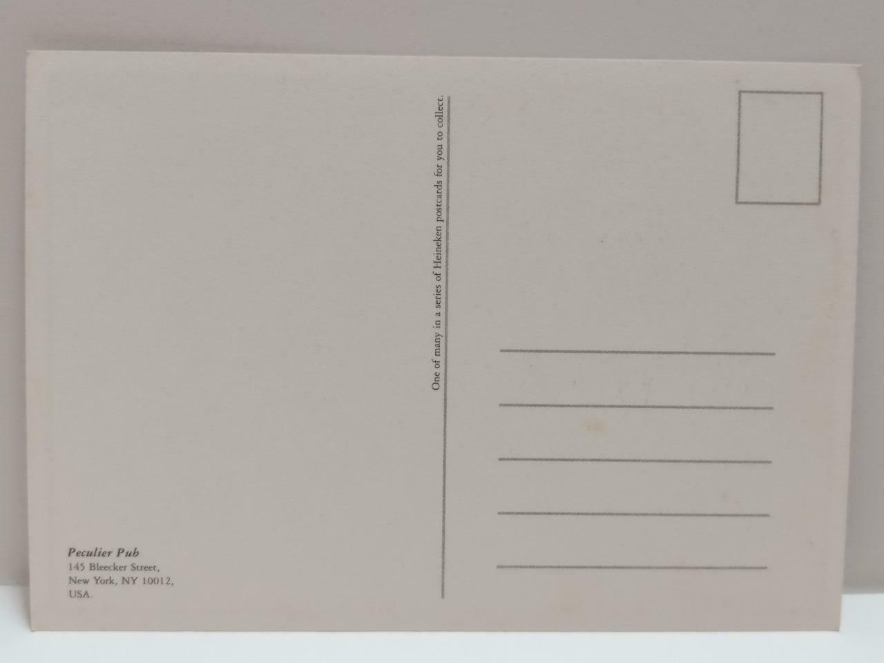 LUCKYPIGEON888 Heineken Beer Peculier Pub New York USA Ad Postcard (E0418)