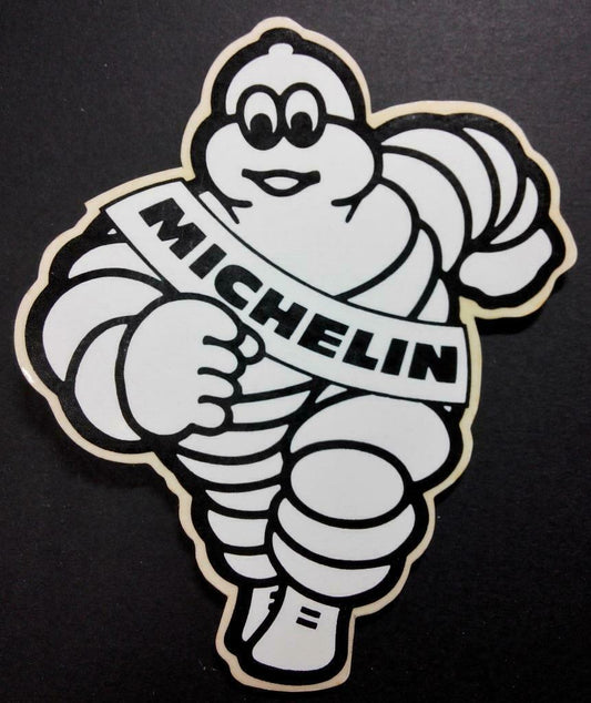 Vintage 80’s Sticker Michelin 100mm x 120mm F/S (A1122)
