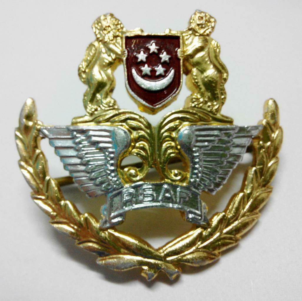 Rare Singapore RSAF Air Force Pin Badge F/S (A122)