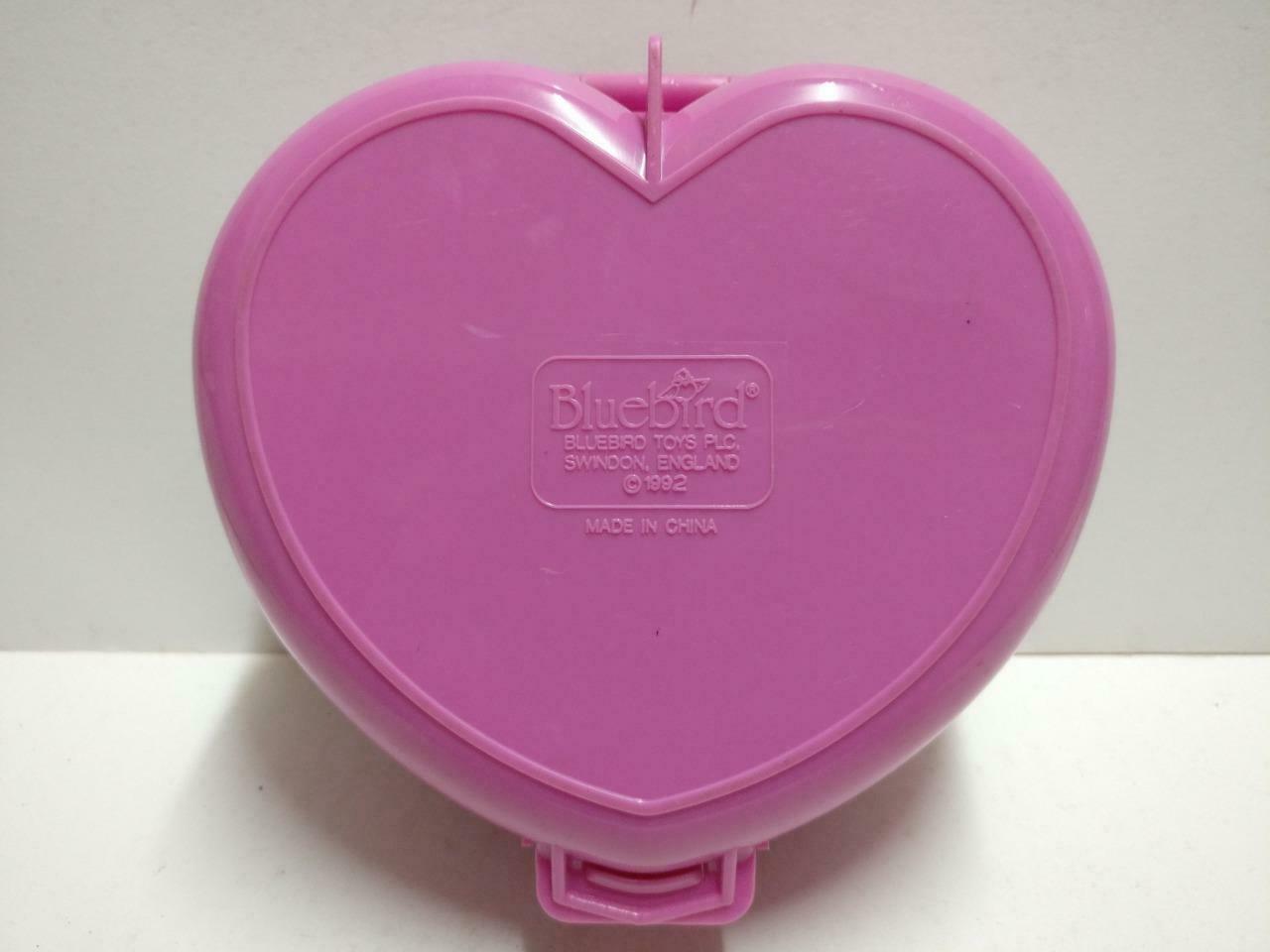 Vintage Polly Pocket 1992 Bluebird Castle Pink Heart Compact Only (FTY072)