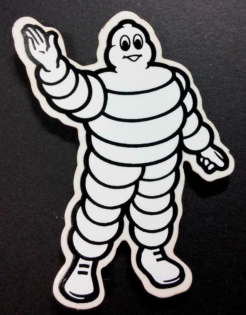 Vintage 80’s Sticker Michelin Sticker 60mm x 85mm F/S (A1121)