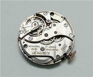 Vintage Jaeger LeCoultre Moonphase Watch Movement & Dial For Parts