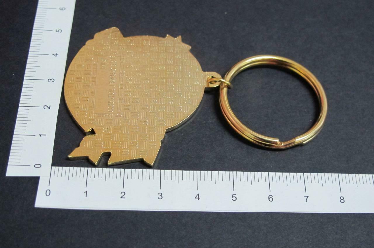Vintage Planet Hollywood Thailand Bangkok Gold Tone Keychain Keyring F/S (A020)
