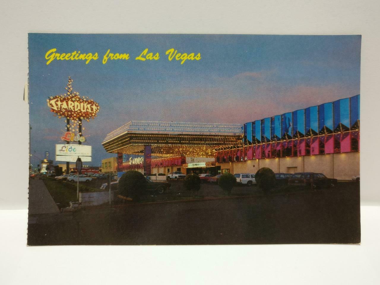 VTG Stardust Hotel & Casino The Strip Las Vegas Nevada Color USA Postcard (P637)