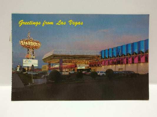VTG Stardust Hotel & Casino The Strip Las Vegas Nevada Color USA Postcard (P637)