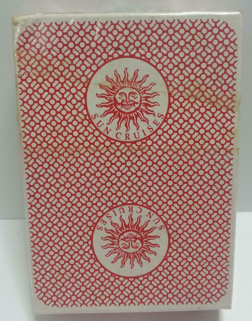 Rare Sealed Sun Cruises Carta Mundi Playing Cards Souvenir (A1112)
