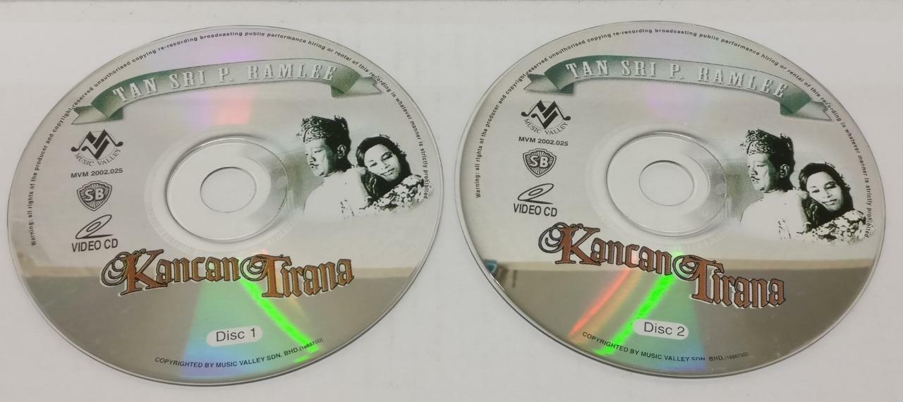 Singapore Shaw Brother Malay Movie Kancan Tirana P.Ramlee Melayu 2x VCD Video CD CD742