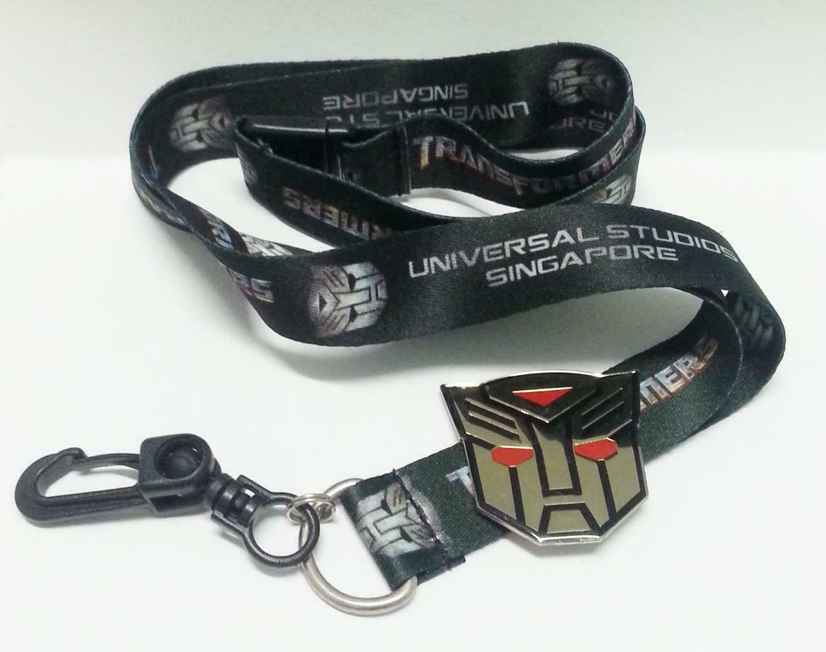 Universal Studios Singapore USS Transformers Lanyard Souvenir F/S (B028)