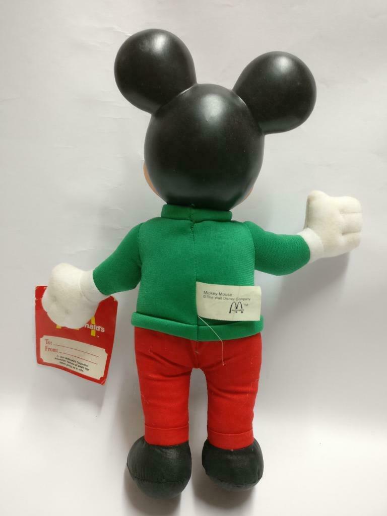 Vintage McDonald's Mickey Mouse Toontown Disneyland 10" Plush Toy F/S (PTY035)