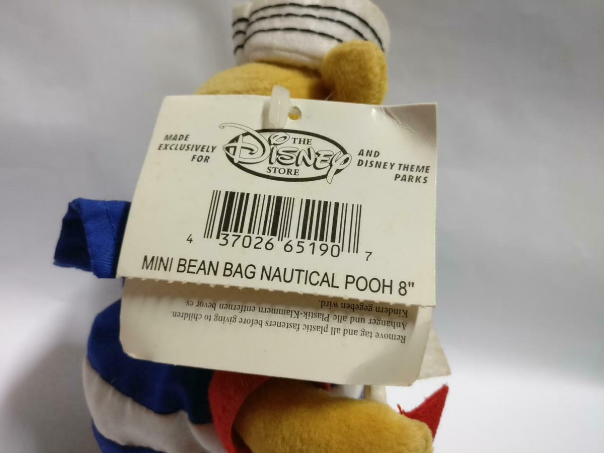 Winnie The Pooh Mini Beanbag Sailor Disney Souvenir Plush Soft Toy F/S (PTY122)