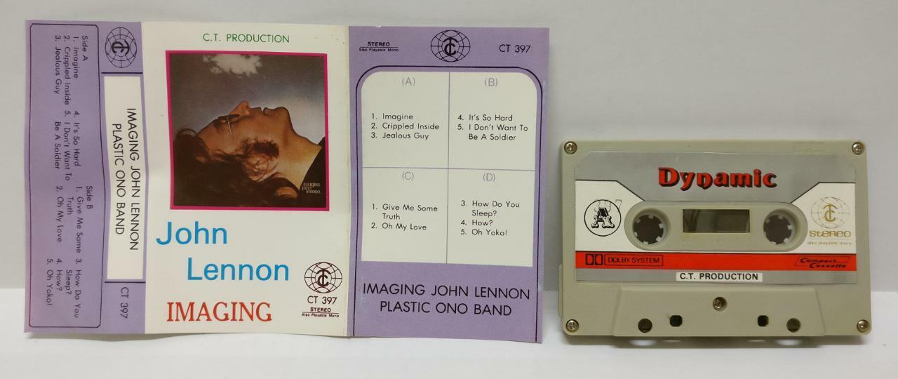 John Lennon Plastic Ono Band Imaging Singapore Cassette (CT219)