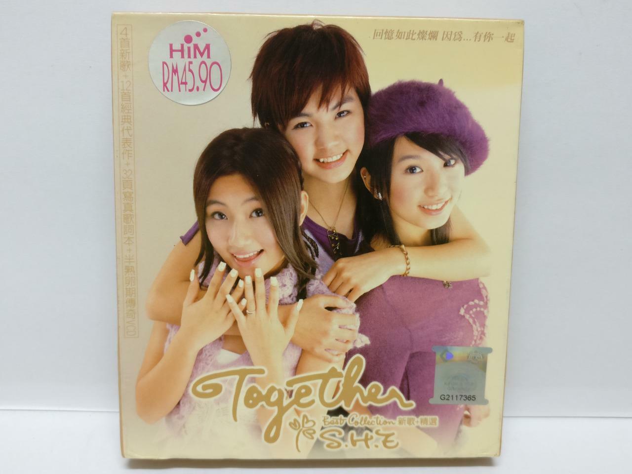 S.H.E Selina Hebe Ella 2001-2003 Rare Malaysia CD + VCD Video CD Chinese CD086