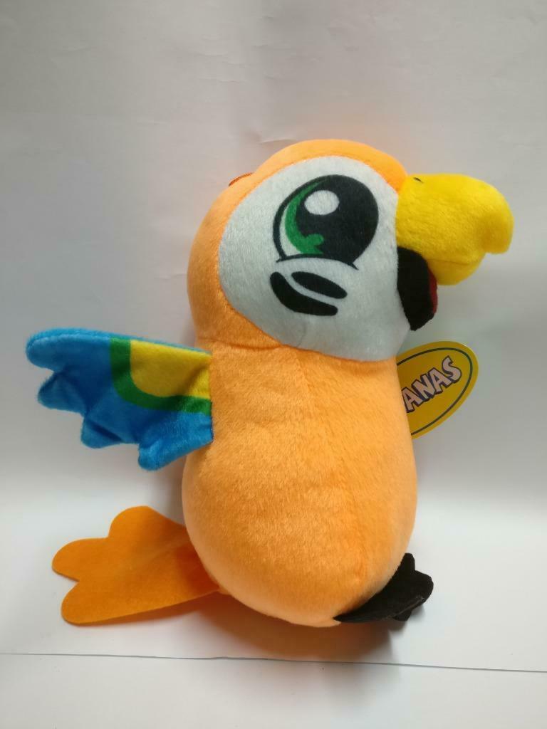 Bananas Parrot Stuffed Animal 8" Plush Soft Toy F/S (PTY017)
