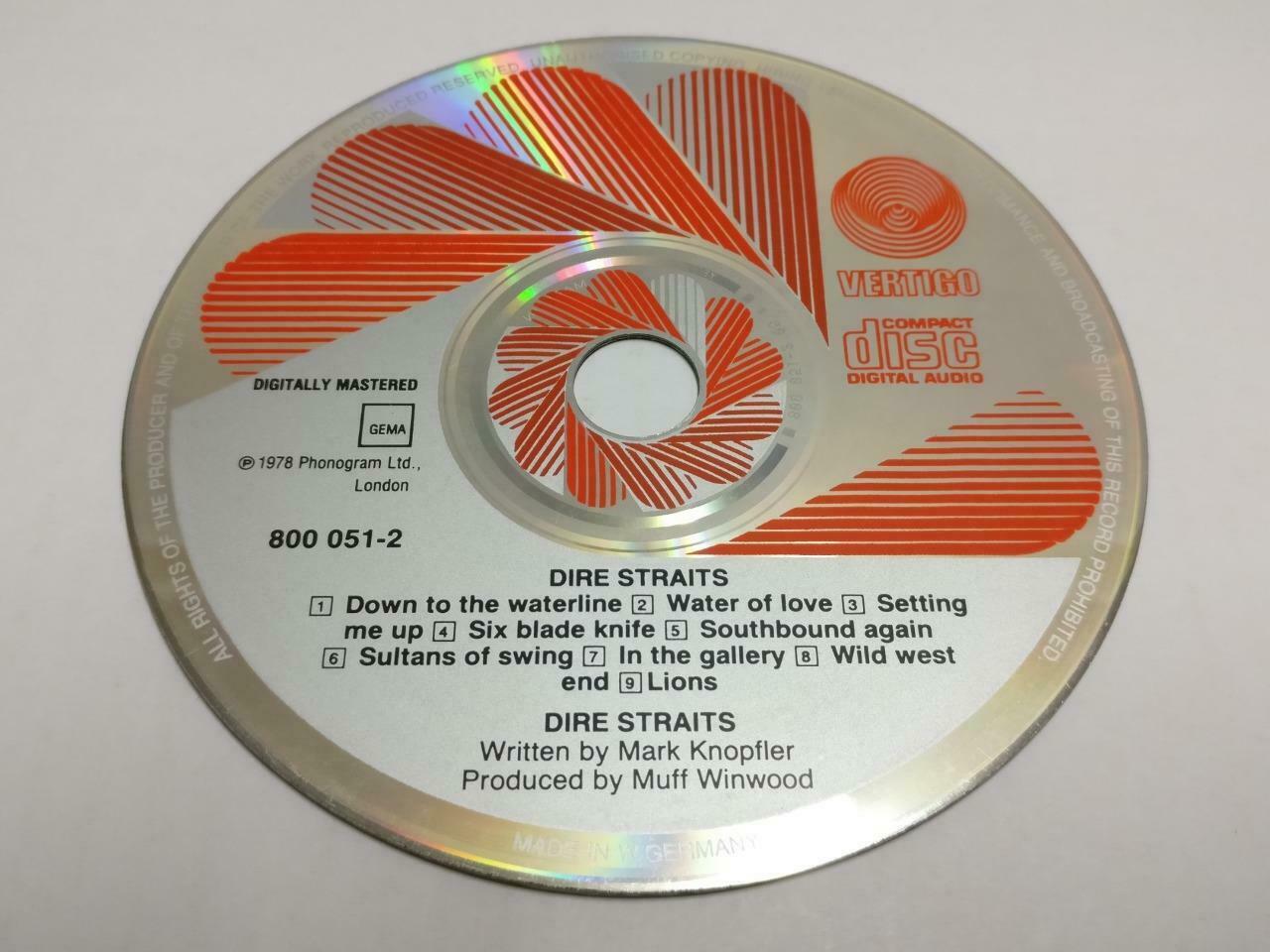 Dire Straits Down To The Waterline Lions 1978 Rare Germany English CD (CDS199)