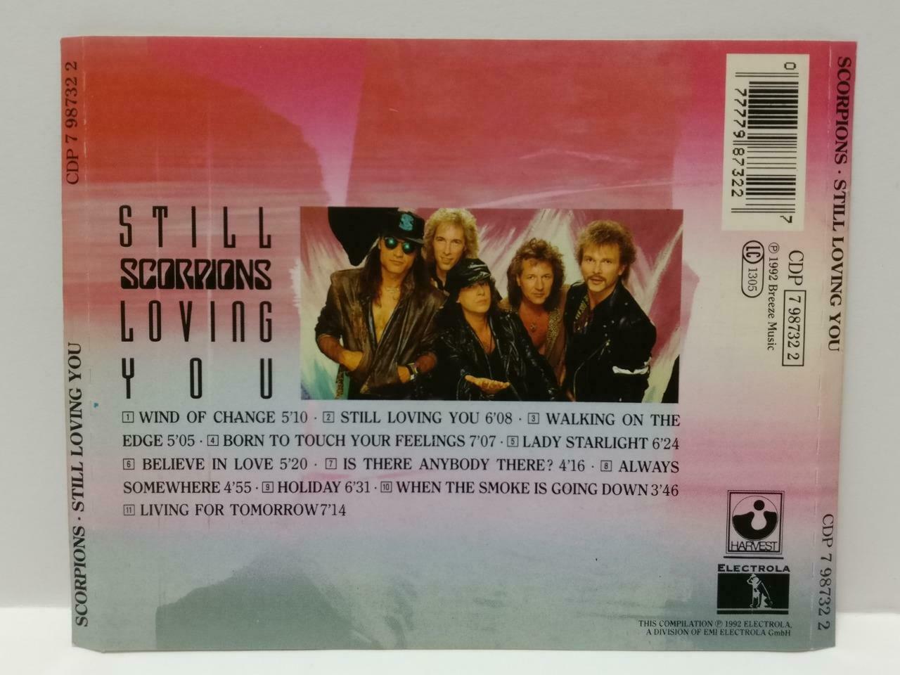 Scorpions Still Loving You 1992 Mega Rare Singapore CD CDS485